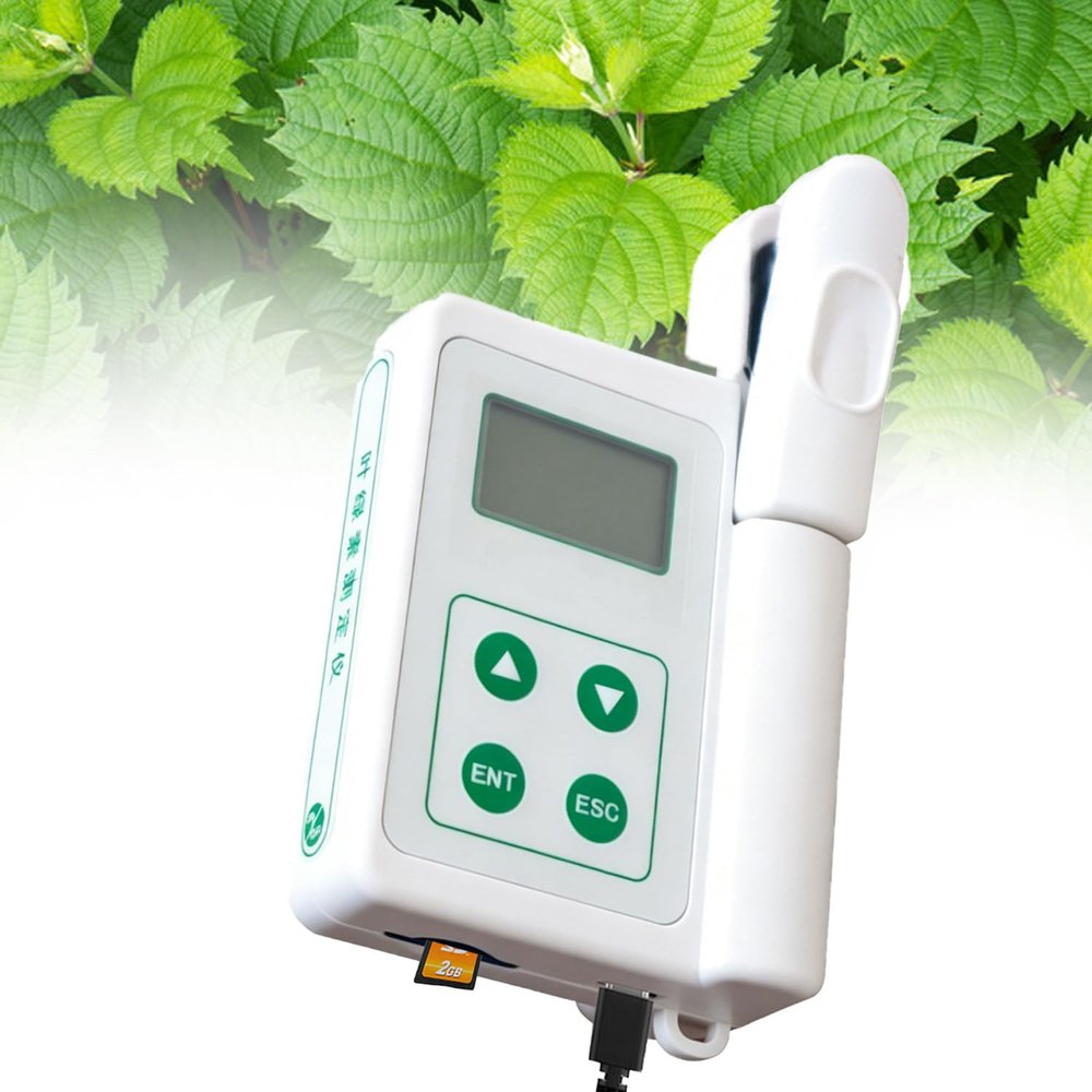Chlorophyll Analyzer & SPAD Meter - 4 in 1 Plant Tester with Auto-Calibration & Data Storage for Monitoring Plant Nitrogen Status
