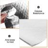 SOESFOUFU 100pcs Sandwich Wrapping Paper: Aluminum Foil Sheets - 12"X12" Food Packaging Sheets for Hot Dog, Food Storage, Baking, Catering, Restaurant, Kitchen Use view 3