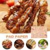 Food Basket Liners - Grease Resistant Wrapping Sheets, Oilproof Lunch Paper, Kitchen Food Covers | Waterproof Barbecue Picnic Table Wraps for Restaurants Catering Buffet Countertops view 4