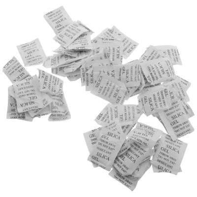 Anneome Food Storage Moisture Absorbers 50Pcs 5G Silica Gel Packets for Shoes Jewelry and Electronics