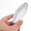 Abaodam 6 Pcs Aluminium Alloy Egg Tart Moulds with Fluted Edges Easy to Clean Cake Baking Molds Suitable for DIY Baking Pies and Egg Tarts in Silver view 4