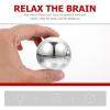 BUTIFULSIC Metal Silver Physical Therapy Sessions and Hand Massage for Injuries Tightness Round Gym Training for Hand Strengthening and Stress Relief view 3