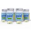 GOAL WATER, Water Flavouring Drops, 120 Tablets for 60L Drink, Flavoured Hydration Tablets with Vitamins and Electrolytes, Effervescent, Zero Sugar, Vitamin B, C, D, E, Zinc (Lemon & Lime)