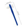 Alasum 2pcs Dual Head Denture Cleaning Brushes for False Teeth and Retainers with Double-Sided Soft Nylon Bristles and Long Non-Slip Handle for Gentle and Easy Control view 2