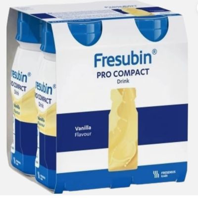 FRESUBIN PRO COMPACT -4X125ML | for Special dietary Management | 18g protein per 125ml (4x125ml, Vanilla)