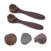 Shoe Brush, Shoe Brush 2Pcs Coffee Cleaning for Boots, Shoes, Car Seats, Sofas, Bags view 2