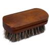 Shoe Brush, Horse Hair Brush 10.5CM Brown Shoe Cleaning Polishing Waxing view 1