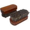 Shoe Brush, Horse Hair Brush 10.5CM Brown Shoe Cleaning Polishing Waxing view 2