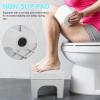 CRAFTHROU Toilet Stool UK with Multi-Functional Design and Non-Slip Pad, Sleek Pp Bathroom Step Stool for Adults, Minimalist Home Footstool for Comfortable Squatting and Toilet Assistance view 3