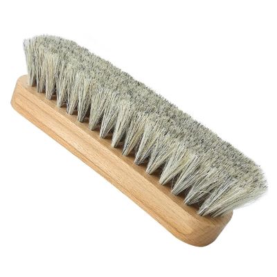 Shoe Brush, Multicolor Horsehair Shoe Brush, 20.5x6.5 cm, for Polishing and Cleaning Leather Shoes