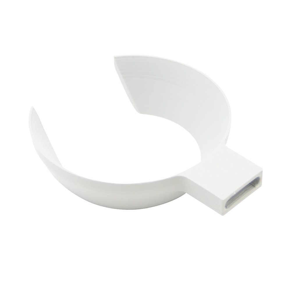 Coffee Filter Adapter Compatible with xBloom Studio, V60 Brew Basket Converter Made of Food-Safe PETG, Durable and Easy to Install (White)