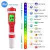 EasyByMall 4 in Water Quality Tester pH Temp Meter with Backlight, Portable Digital Pen for Aquarium Pool Brewing Lab view 4