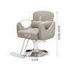 360 Swivel Barber Salon Chair, Adjustable Hydraulic Spa Beauty Equipment for Barbershop & Home Use, Black view 2