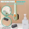 Shoe Brush, Multifunction 2 in 1 Brush with Soap Dispenser Multicolor(White) view 2