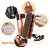 Shoe Brush, Horsehair Suede Shoe Brush Kit Polishing Applicator for Boots Shoes Car Seats Sofas Bags view 2