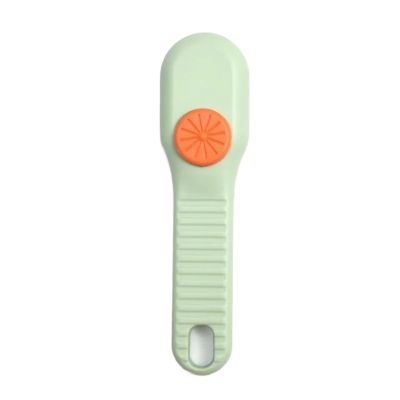 Shoe Brush, Multicolor Shoe Brush Soap Dispenser LongHandle Cleaner ShoesClothes CarSeats Sofas Bags(Green)