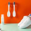 KJHBV Multipurpose Material with and Shoe Handle Curved Brush Three-ended Cleaning Gaps and Grooves, White Pp Washing for Trainers and Everyday view 4