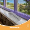 Abaodam Reusable and for Water-absorbing Sponge Window Sill Strip, Easy to Clean Condensation Absorber Pad with Moisture Prevention Walls for Home and Bathroom Use view 3