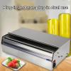 Manual Film Wrapping Machine, Cling Film Packaging Cutter, 18-Inch Stainless Steel, Plug-in & Non-Plug-in, for Meat, Vegetable & Fruit Packaging view 3