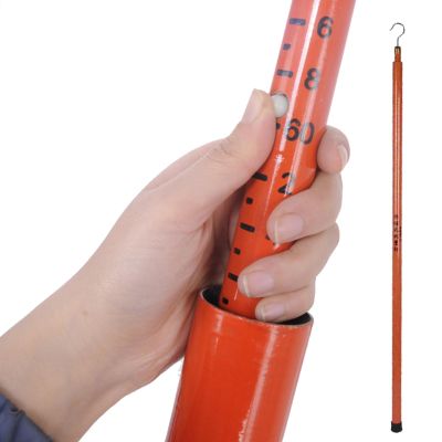 Adjustable Height Measuring Stick, 59ft Telescoping Ruler for Construction, Forestry, and Electrical Work, Durable Epoxy Resin Design for Precision Measurements