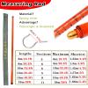 Adjustable Height Measuring Stick, 59ft Telescoping Ruler for Construction, Forestry, and Electrical Work, Durable Epoxy Resin Design for Precision Measurements view 2