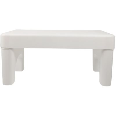 Toilet Step Stool Bathroom Poop Stool Adult White Pp
