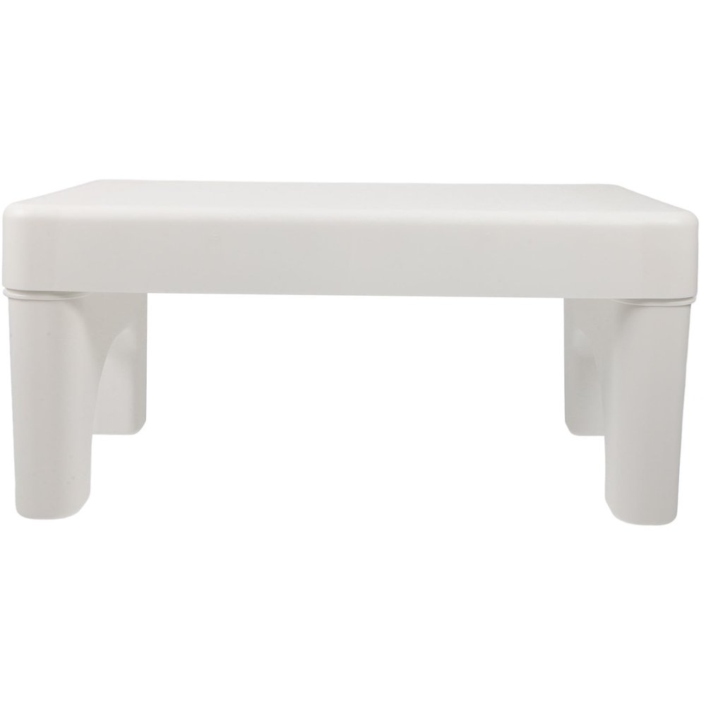 Toilet Step Stool Bathroom Poop Stool Adult White Pp