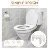 Toilet Step Stool Bathroom Poop Stool Adult White Pp view 3