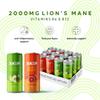 SKP Lions Mane Mixed Pack | Blood Orange & Cloudy Apple Sparkling Drink with Lions Mane | High in Vitamin B6 & B12 | Supports Focus and Mental Clarity | Low Calorie, No Added Sugar - 12 x 250ml view 4