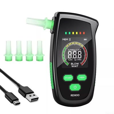 ZWEquipint Portable Tester with 2.5-Inch Color LCD, Data Storage & Overload Alarm, Breathalyzer for Safe Driving and Car Use