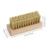 SOLUSTRE 2pcs Cleaning Brush Set with Soft Bristles and Lightweight Wood Handles, Handheld Scrub Brush for Shoes and Laundry, Portable Home Cleaning Tool view 2