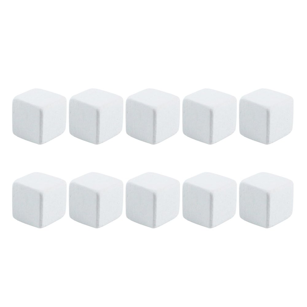 LALAFINA Mineral Calcium Blocks Wear-resistant 10pcs White Aquarium Calcium Stones Providing Essential Minerals for Turtles and Lizards Suitable for Adding into Food Or Water in Turtle
