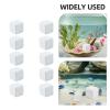 LALAFINA Mineral Calcium Blocks Wear-resistant 10pcs White Aquarium Calcium Stones Providing Essential Minerals for Turtles and Lizards Suitable for Adding into Food Or Water in Turtle view 3