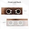 HJFCZH Hot Coffee with Coffee Bean Prints Thoughtful Housewarming Gift 54x18 Inch Peach Skin Layer for a Cozy Kitchen view 2