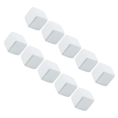 BATHVEVE 10pcs Mineral Calcium Blocks for Turtles and Reptiles, Wear-resistant Grinding Rock Cubes Providing Essential Calcium Minerals, Suitable for Adding into Water Or Fish Tanks