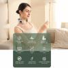Neck Massager with Heat, Cordless Intelligent TENS Pulse Neck Massager for Pain Relief, 8 Modes & 16 Levels Adjustable Intensity, 42C Hot Compress Portable Neck Relaxation Device with LED Display view 2
