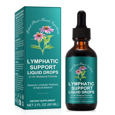 Lymphatic Drainage Drops 6,000 mg Equivalent per Serving Advanced Botanical Formula Supports Natural Balance & Immune Health 2.02 fl oz (60 mL) Maximum Absorption & Vegan