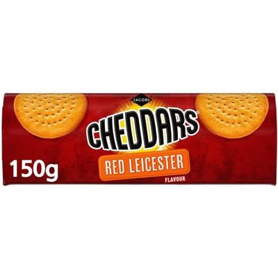 Jacoob's Cheddars Cheese Biscuits - Red Leicester Flavour 150g