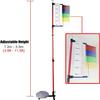 Adjustable Vertical Jump Tester for Schools, Metal Training Equipment with Colorful Vane, Ideal for Gym Fitness and Athletic Performance Measurement view 4