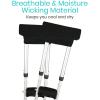 Aiihoo Comfortable Armpit Support Underarm Cushion Pads And Handle for Crutches Crutch Padding Covers Black One Size view 3