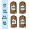 ROBERT ANDREW 4-Pack Low Carb Sourdough Seeded Bread Loaf | 3.2g Carbs 5.3g Protein 76 Kcal | High Protein High Fibre Low Sugar Sliced Bread | Keto Diet | Diabetic Food | Freezer Friendly | 4x 300g view 2