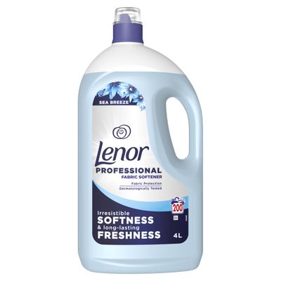 Lenor Professional Fabric Softener, Sea Breeze 4L