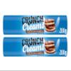 Crunch Creams Chocolate & Vanilla Flavour Sandwich Biscuits, Vegetarian, 200g,Pack Of 2 view 1