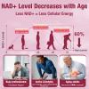 11-in-1 Liposomal NAD Supplement 1000mg Gummies x60, Raspberry Flavor view 4
