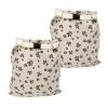 2pcs Beeswaxs Bread Bags for Homemade Bread, Sustainable Reusabl-e Breads Pouches Two Layer Construction Featuring Natural Wax Coating Perfect for Homemade Pouches Two Layer Construction view 1