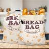 2pcs Beeswaxs Bread Bags for Homemade Bread, Sustainable Reusabl-e Breads Pouches Two Layer Construction Featuring Natural Wax Coating Perfect for Homemade Pouches Two Layer Construction view 2
