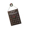 Xjdzineq Holiday Wooden Countdown Calendar Wall Mounted Decoration Family Activity Environmental Conscious Workmanship Participatory Family Arrival Calendar view 1