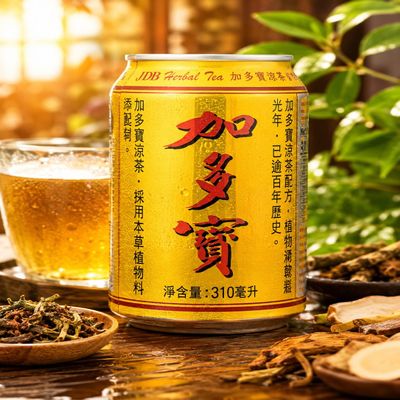 Fakhri JDB Canned Herbal Tea Drink Refreshing Summer Beverage Ready to Drink Can 310ml