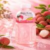 Fakhri Nata De Coco Drink Lychee Refreshing Summer Beverage with Coconut Jelly 320ml view 1