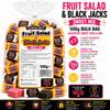 Black Jacks & Fruit Salad Retro Sweets, Assorted Chewy Candy, Pick and Mix, 500g Bulk Bag, for Parties, Gifts & Sharing view 2